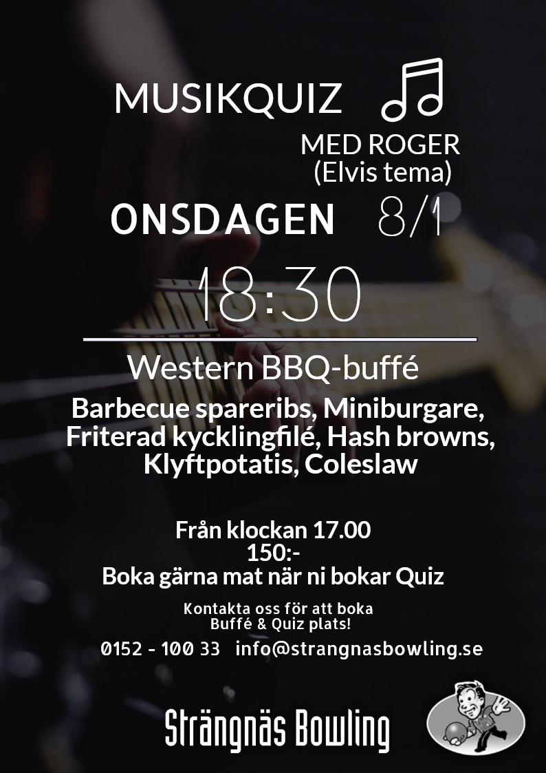 Musikquiz flyer